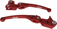 FLO MOTORSPORTS MX STYLE LEVER SET RED `96-17 FXD